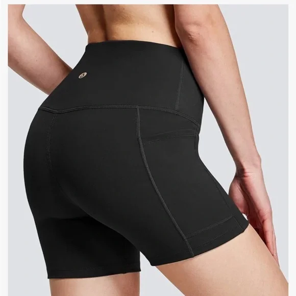 Baleaf | Women’s 5” High Waist Biker Shorts - Picture 4 of 13